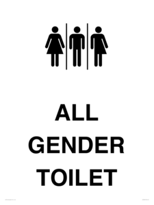 Female, Male and Non-gender specific